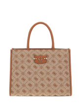 GUESS 1 USCITA Guess Neda 2 Comp Tote Borsa a Mano Donna Marrone Marrone